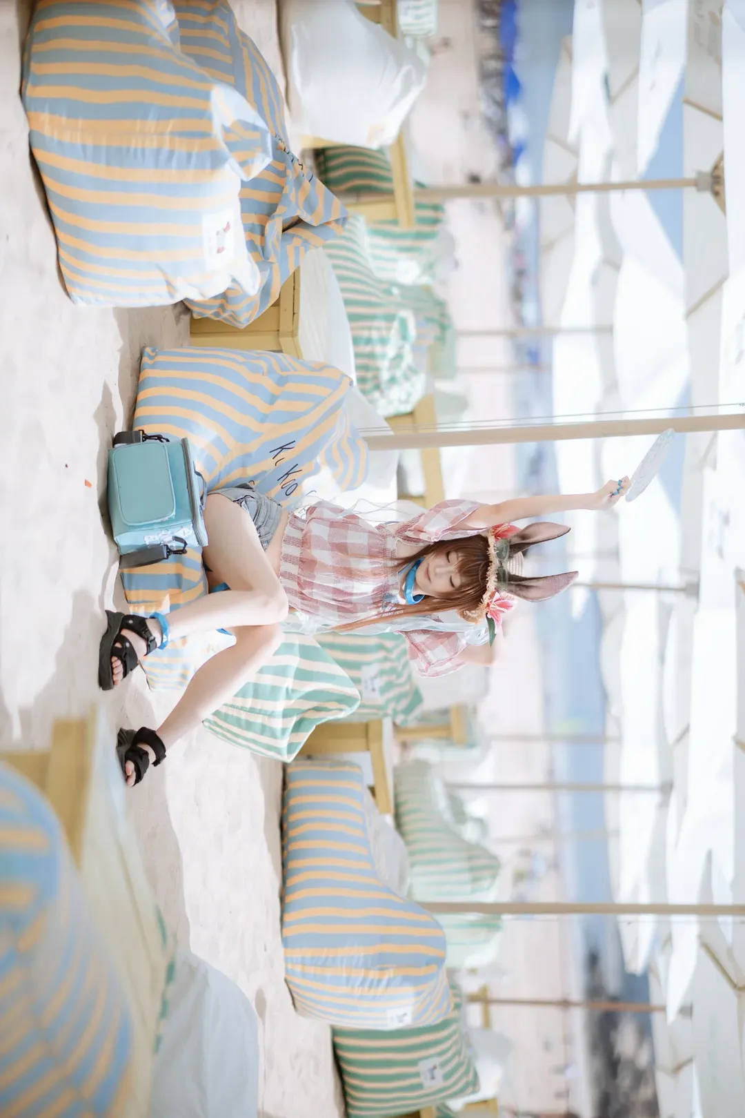 cosplay, cos正片, 明日方舟, 阿米娅cos, 夏日沙滩 - 第12张