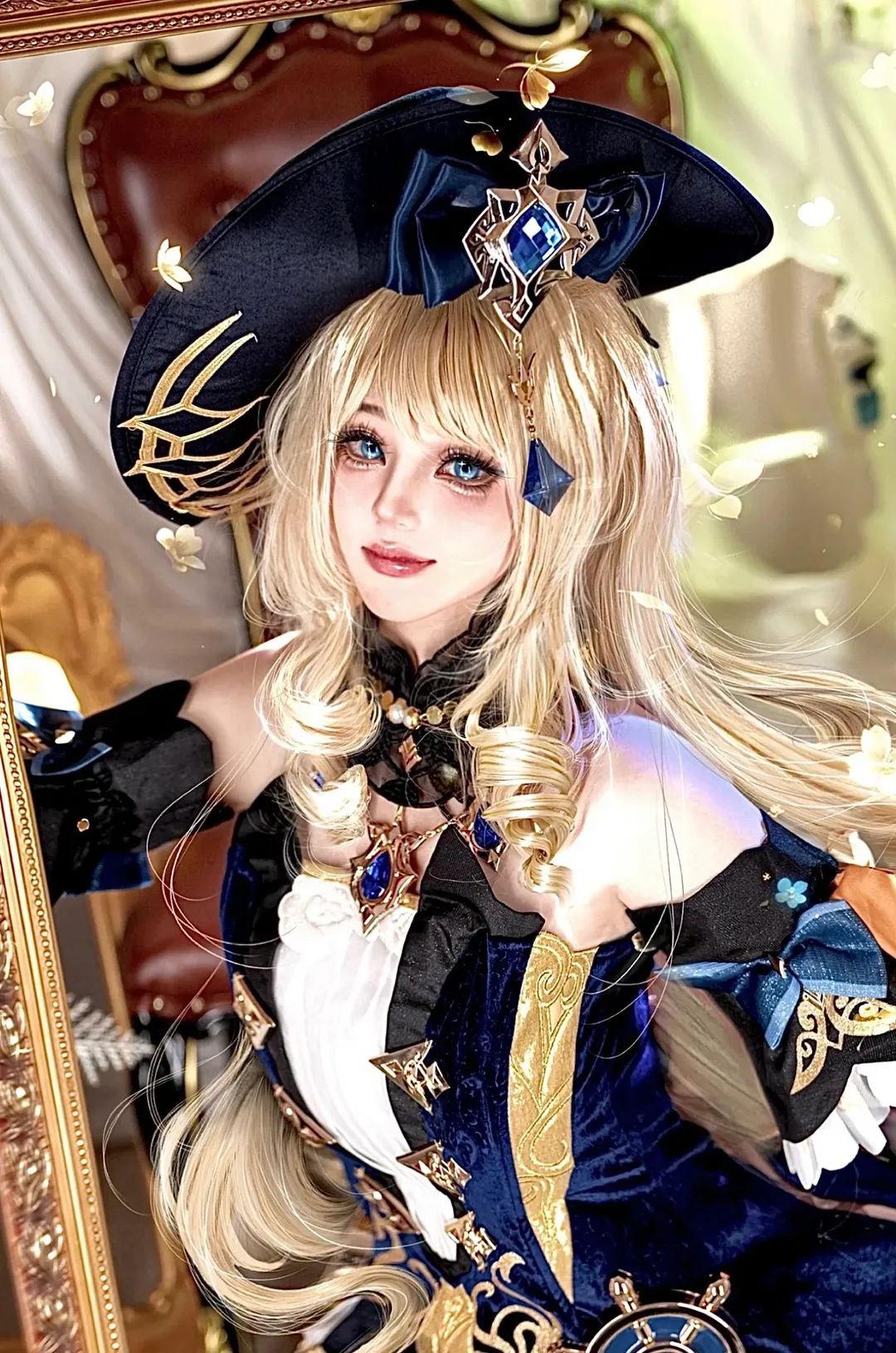 cosplay正片, 娜維婭cos, 復古華麗風, 航海題材, 攝影現場