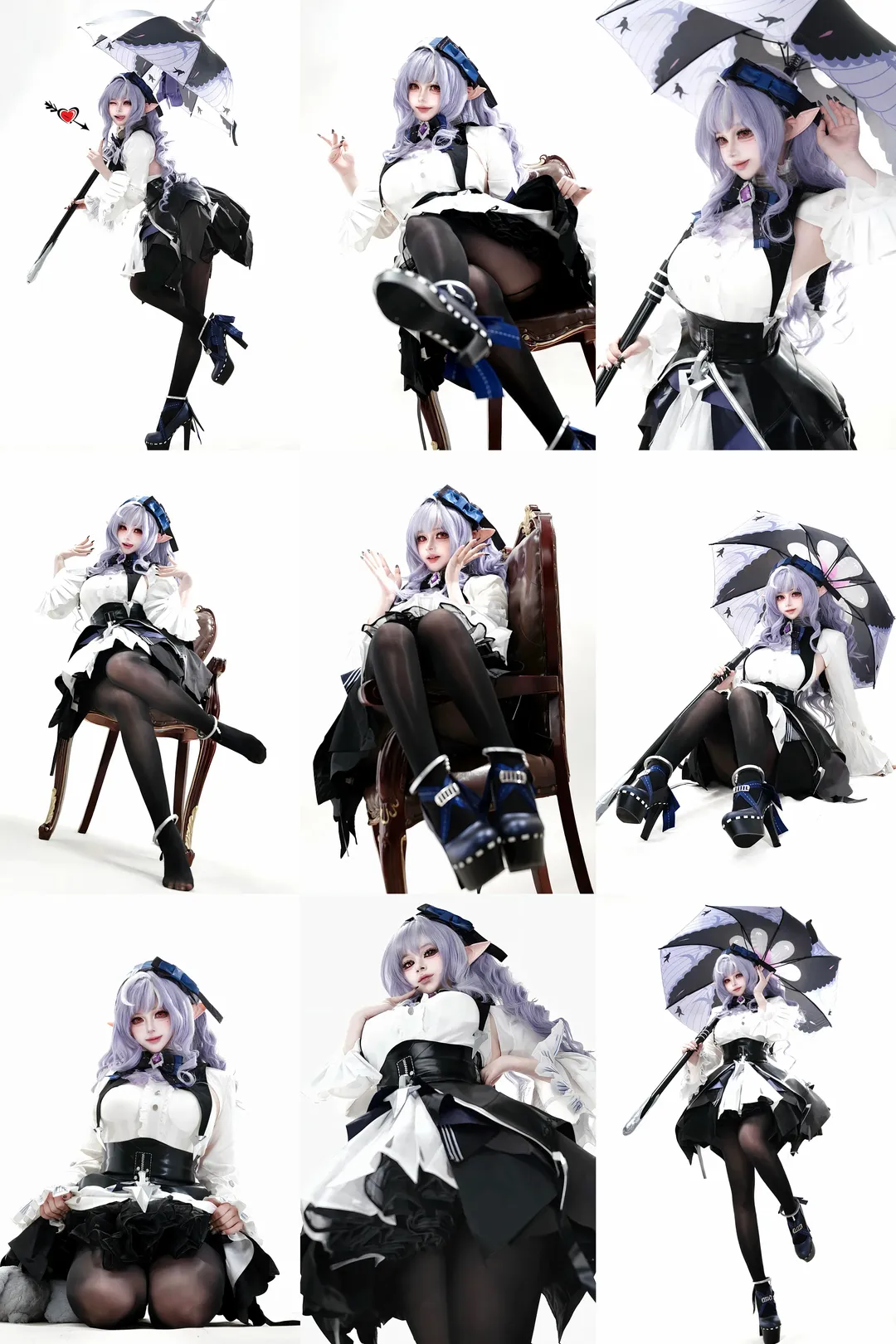 绝区零, 白棚拍摄, 薇薇安cos, Cosplay摄影, 二次元穿搭 - 第1张