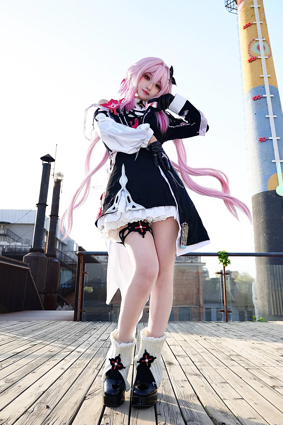 二次元摄影, 崩坏星穹铁道, 户外cosplay, 长夜月cos, 动漫角色扮演