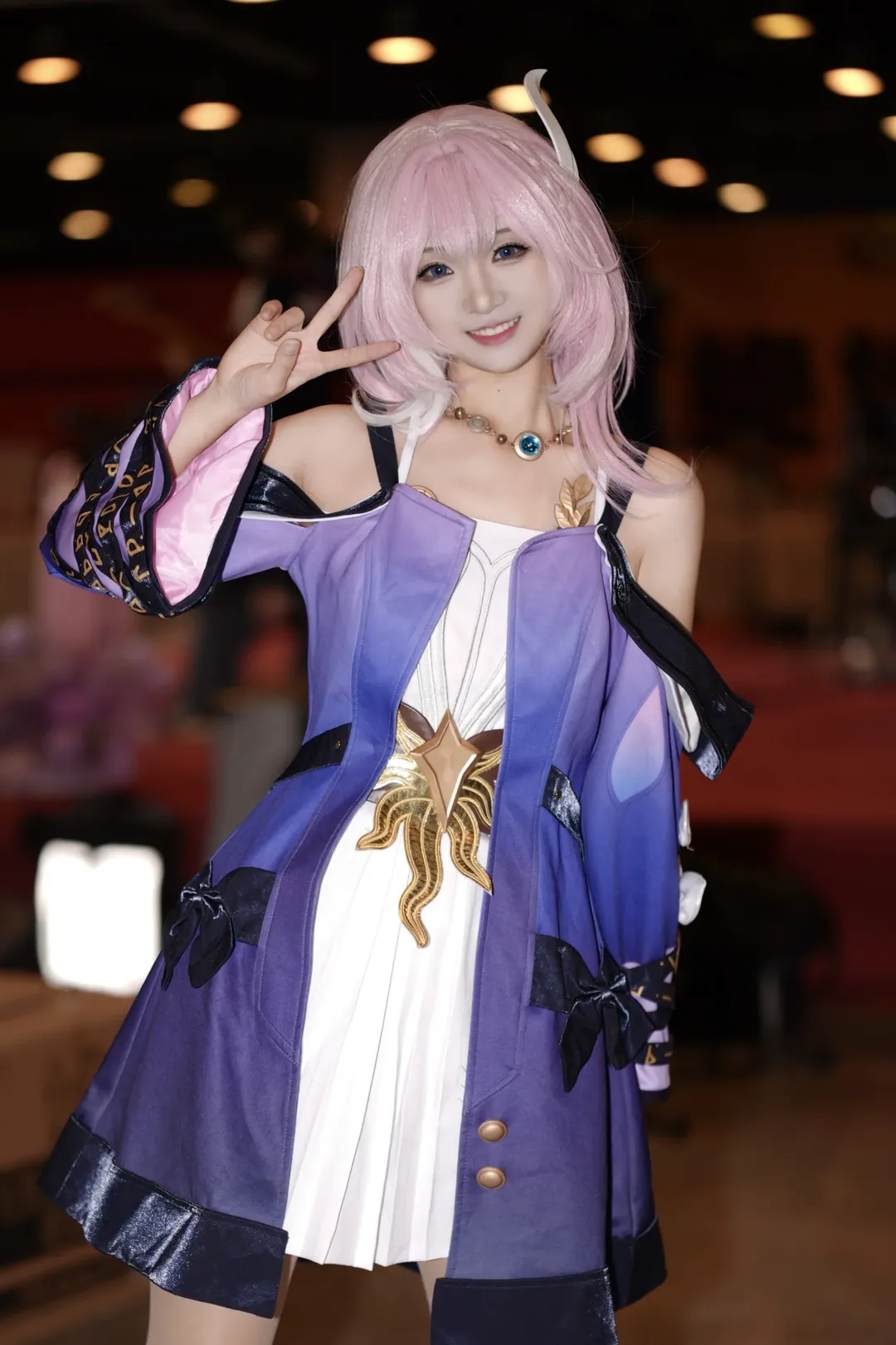 昔涟cos, 崩坏星穹铁道, 漫展返图, cosplay摄影, 粉色假发 - 第3张