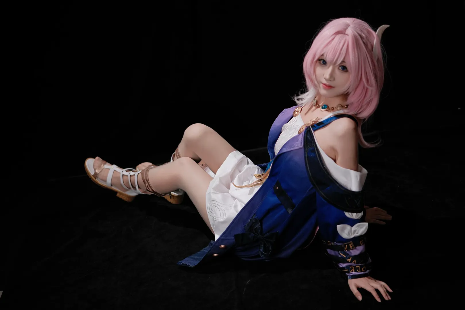 二次元少女, 昔涟cos, 崩坏星穹铁道, cosplay摄影, 粉色假发 - 第2张