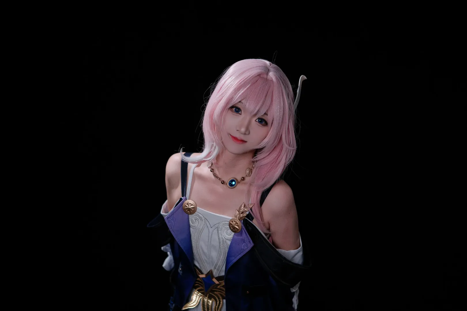 二次元少女, 昔涟cos, 崩坏星穹铁道, cosplay摄影, 粉色假发 - 第5张