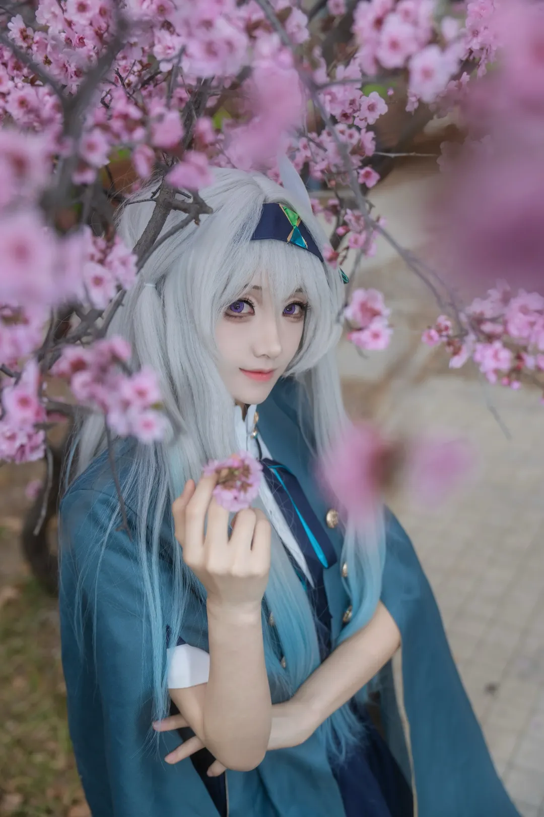 cosplay, Honkai: Star Rail, Firefly cosplay, Outdoor photography, Flower season