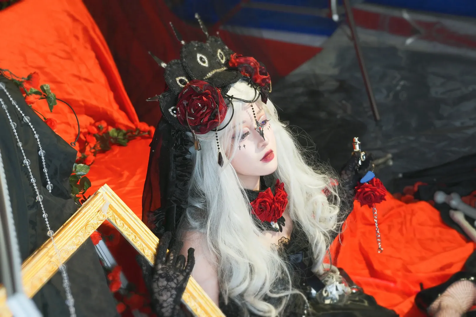 Identity V 第五人格, コスプレ撮影, ゴシック風コスプレ, 心理学者コスプレ, 長い夜写真 - 4枚目