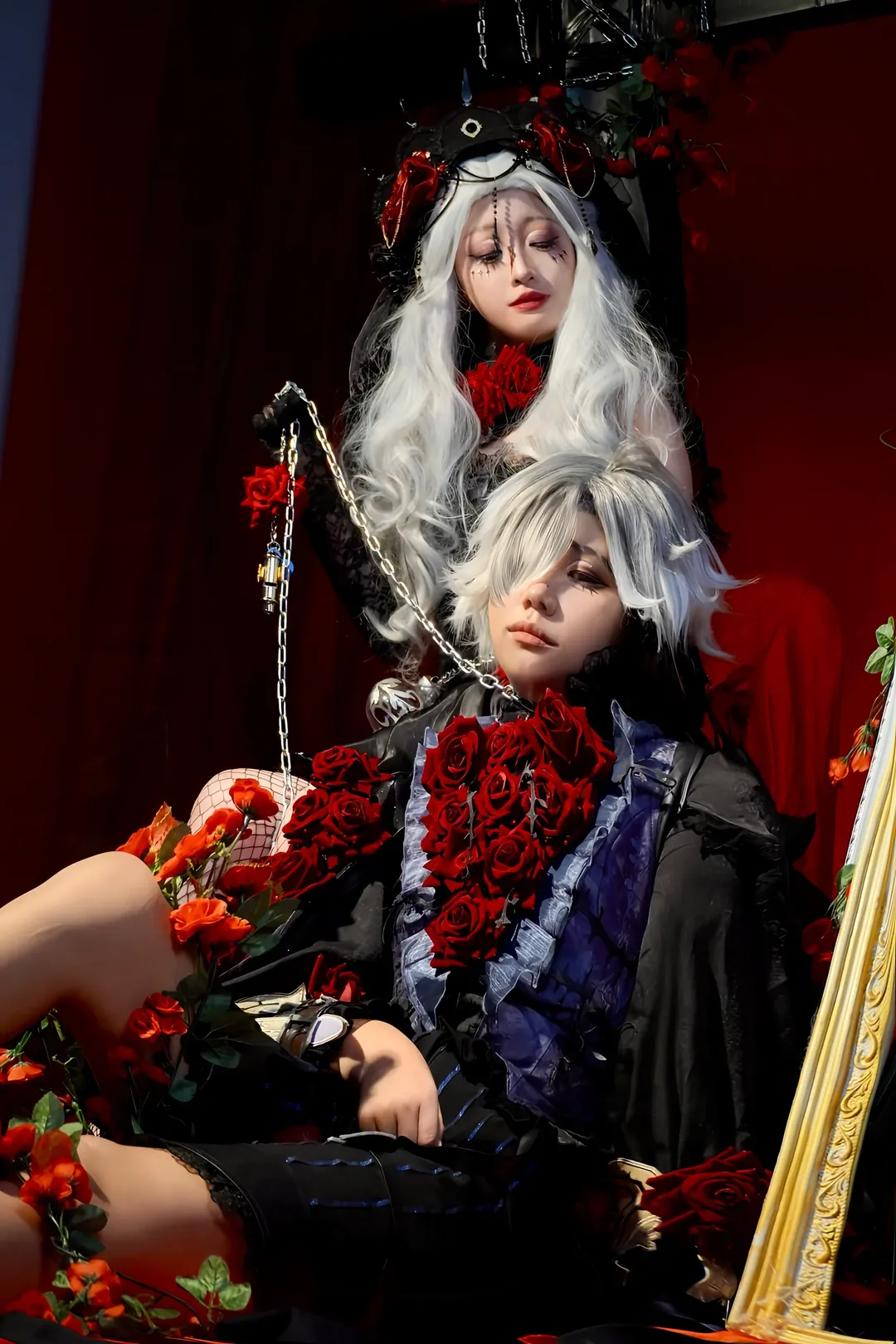 第五人格, 哥特风cosplay, 心理学家cos, 心患cos, 病患cos