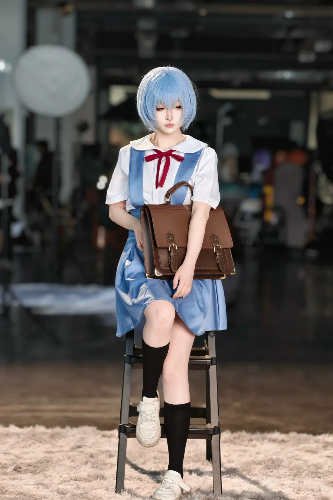 二次元撮影, 綾波レイコスプレ, 新世紀エヴァンゲリオン, コスプレイベント写真, 長沙夢華アニメイベント