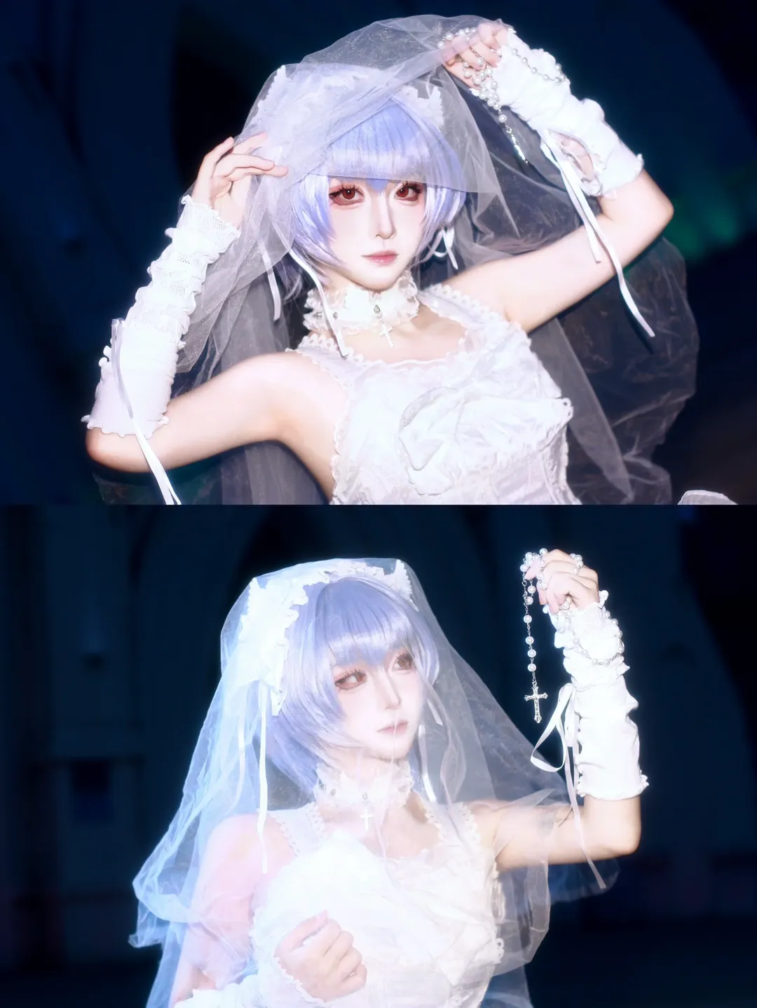 绫波丽cos, 新世纪福音战士, 哥特风cosplay, 二次元私设, 长沙cos约拍