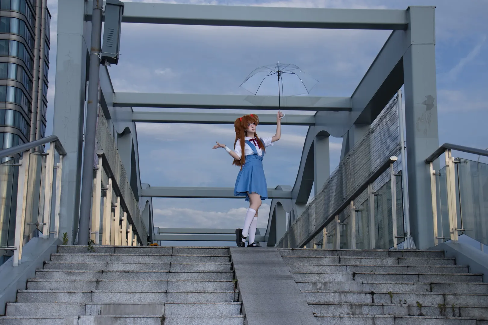 漫展, 明日香cos, 新世纪福音战士, 外景摄影, cosplay正片 - 第4张