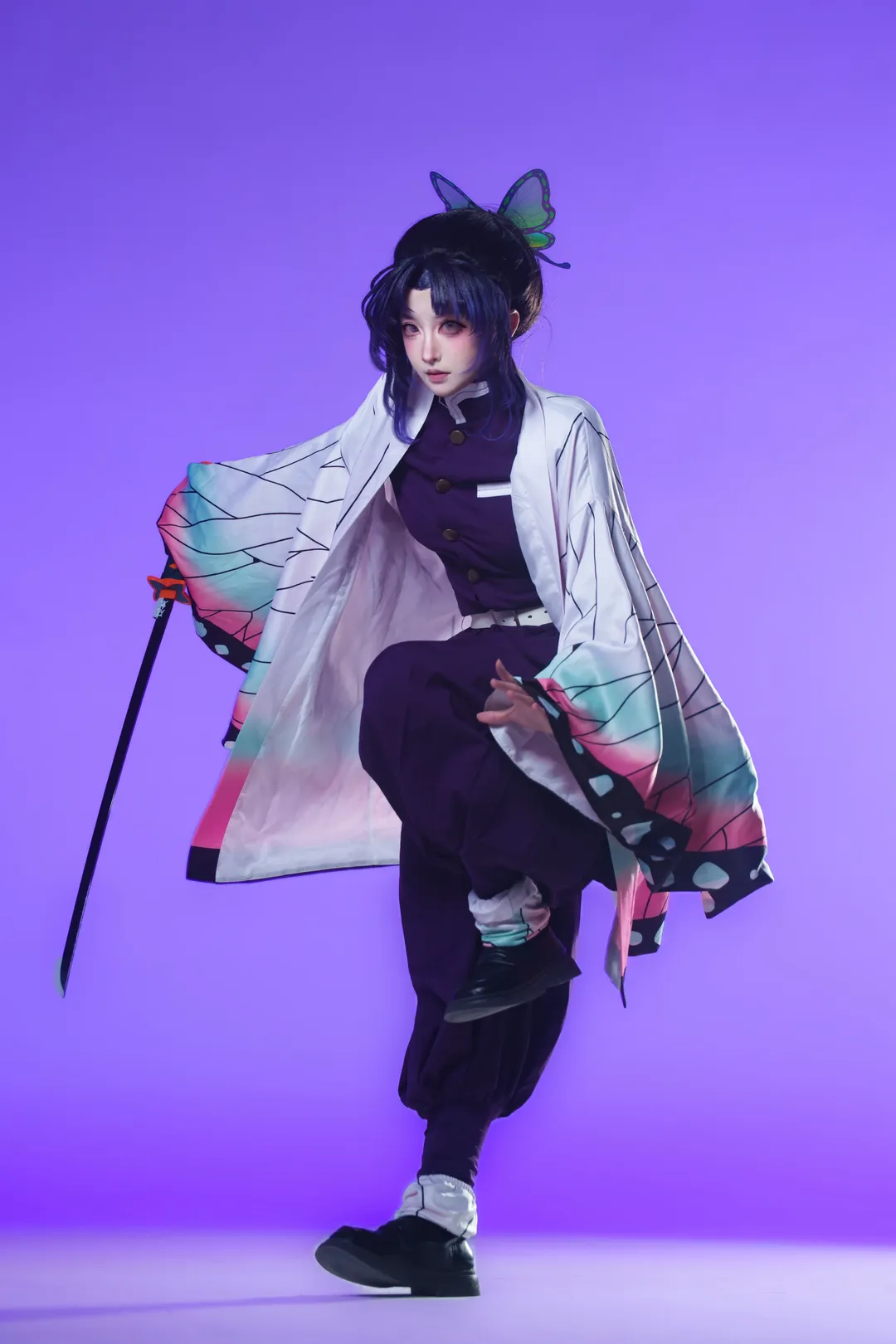 cosplay, 鬼滅之刃, 蝴蝶忍cos, 長沙米庫COS攝影棚, 蟲之呼吸 - 第2張