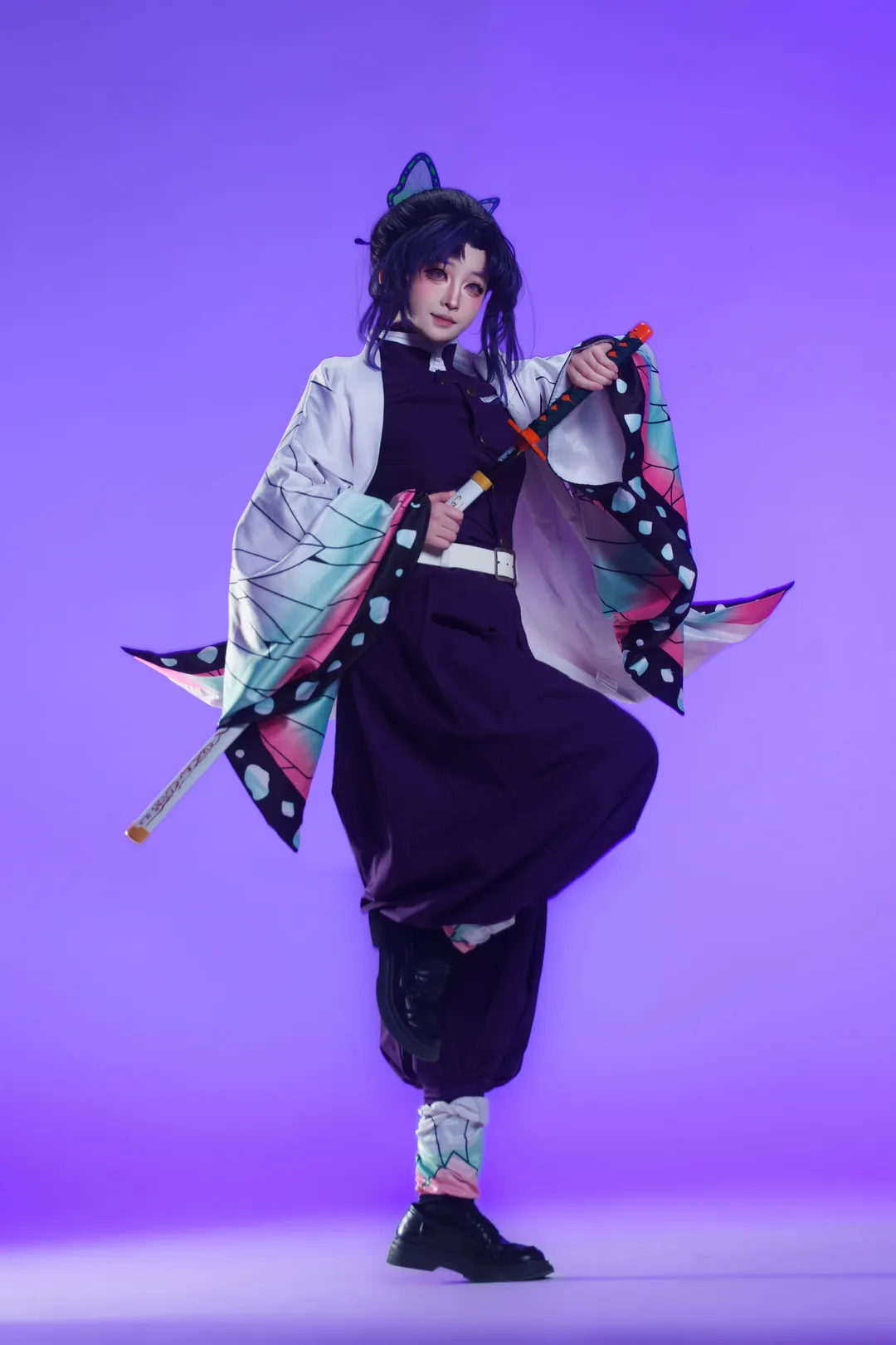 cosplay, 鬼滅之刃, 蝴蝶忍cos, 長沙米庫COS攝影棚, 蟲之呼吸