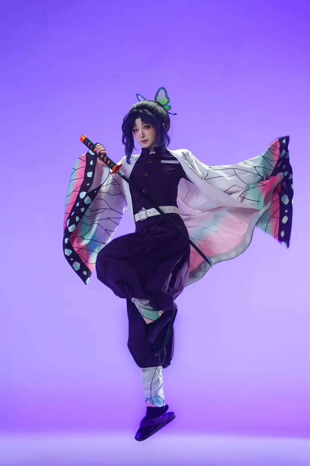 cosplay, 鬼滅之刃, 蝴蝶忍cos, 長沙米庫COS攝影棚, 蟲之呼吸 - 第9張