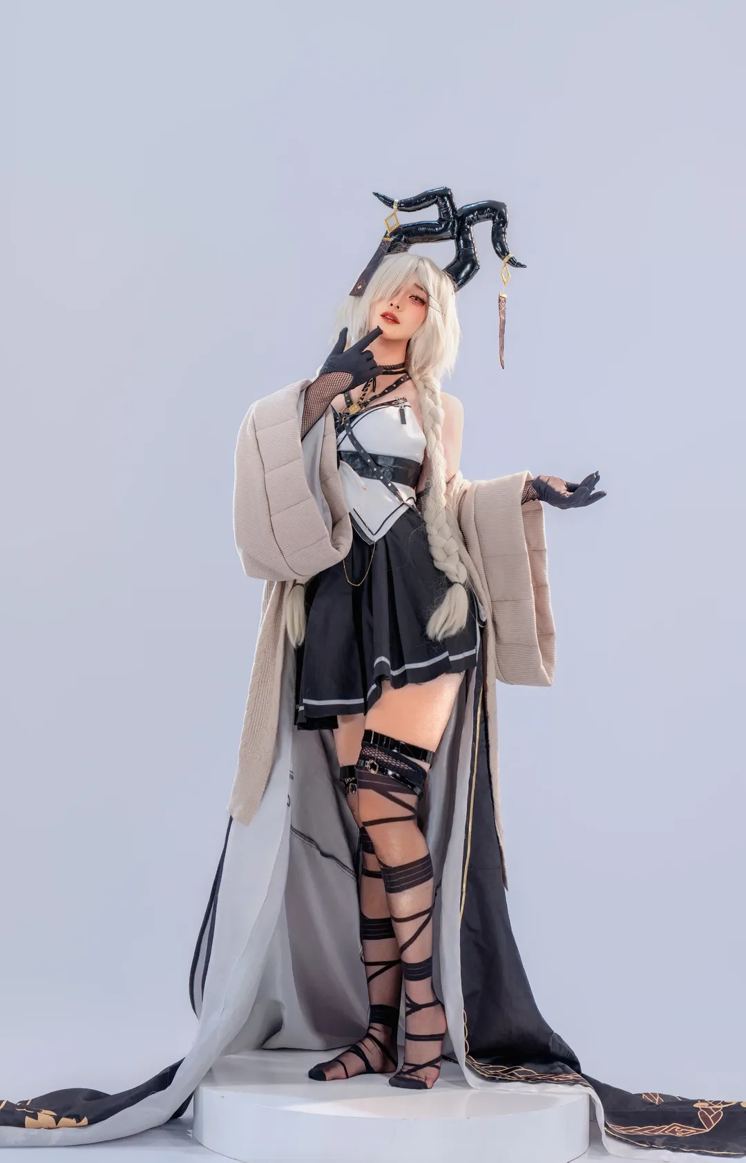 碧蓝航线, cosplay穿搭, 尾张cos, 黑皮cos, 机能风摄影 - 第1张