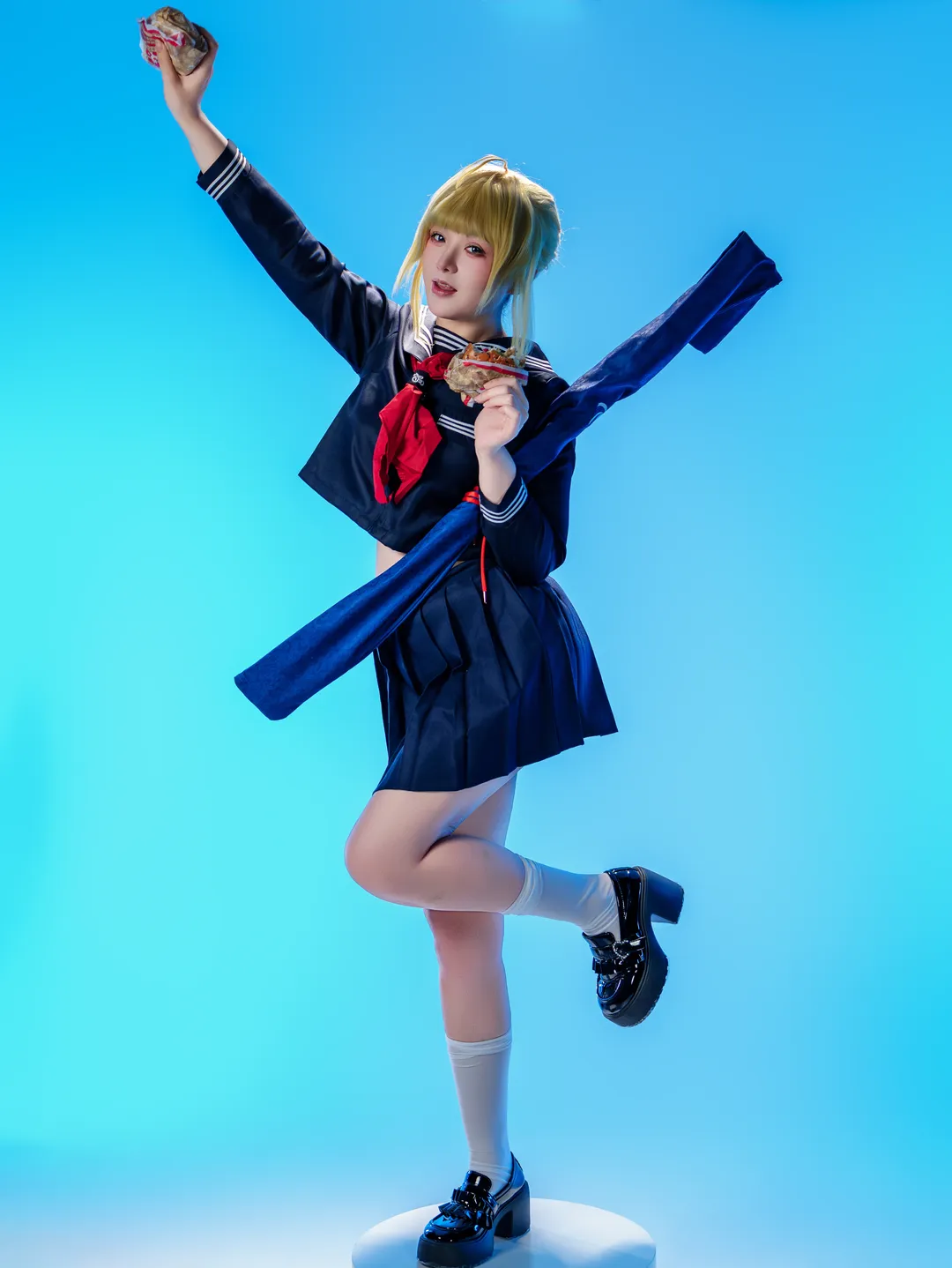 阿尔托莉雅cos, Fate, JK制服, 二次元cos, 吾王