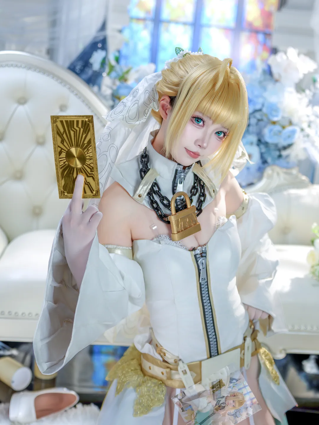二次元撮影, Fate/Grand Order, ブライダルスタイル, コスプレ写真, ネロ・クラウディウスのコスプレ