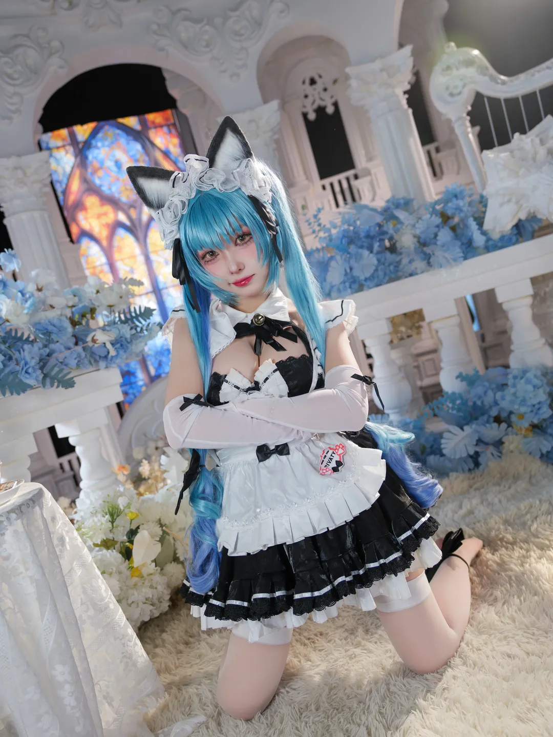 角色扮演, 女仆装, 二次元cosplay, 胜利女神NIKKE, 普丽瓦蒂cos - 第8张