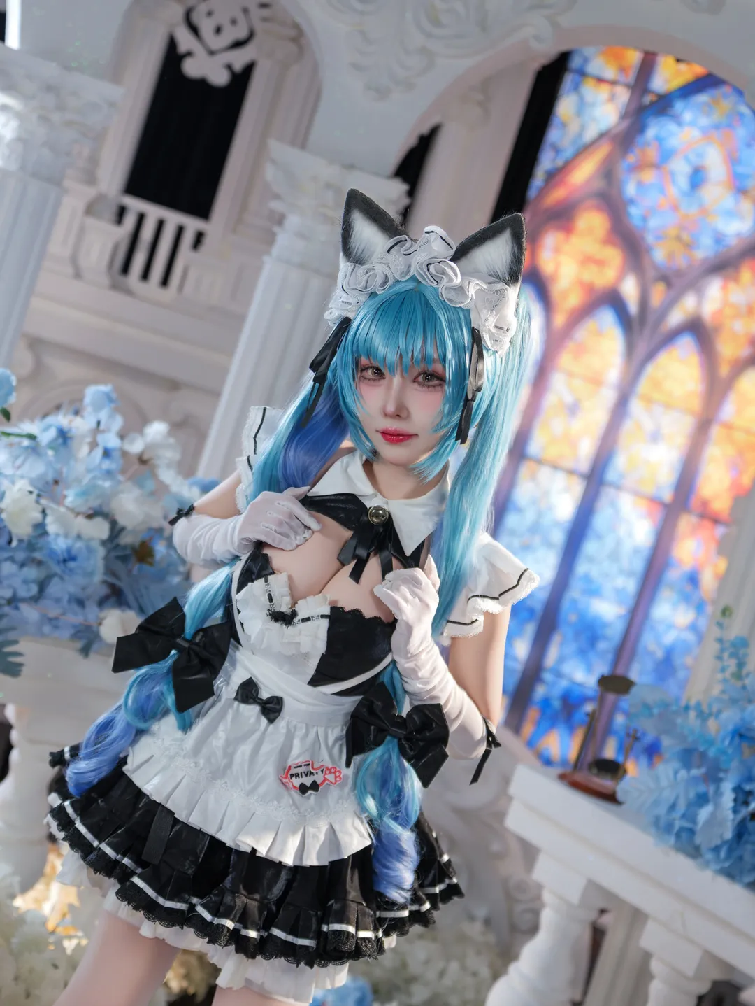 角色扮演, 女仆装, 二次元cosplay, 胜利女神NIKKE, 普丽瓦蒂cos - 第9张