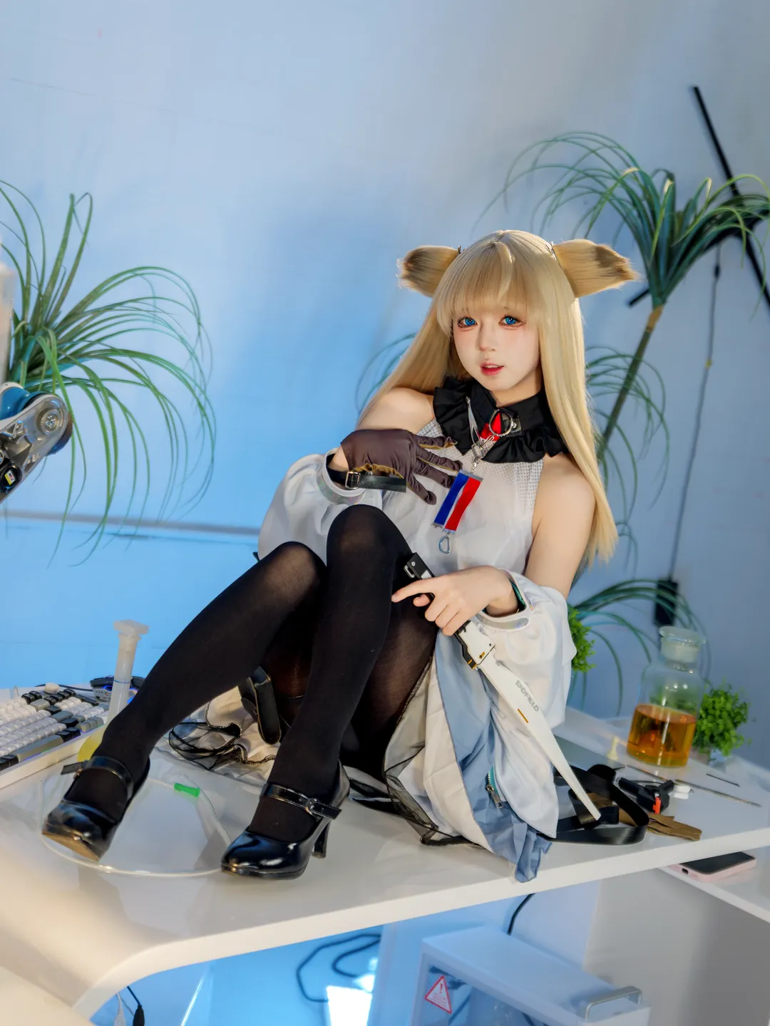 cosplay, Arknights: Endfield, Anime cosplay, Black tights outfit, Perlica cosplay - Image 6