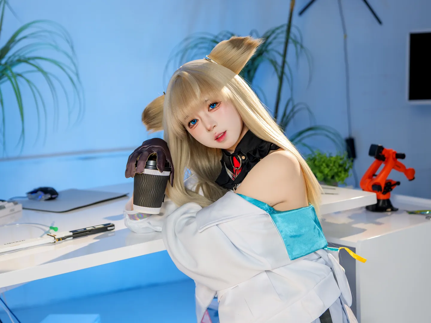 cosplay, Arknights: Endfield, Anime cosplay, Black tights outfit, Perlica cosplay - Image 8