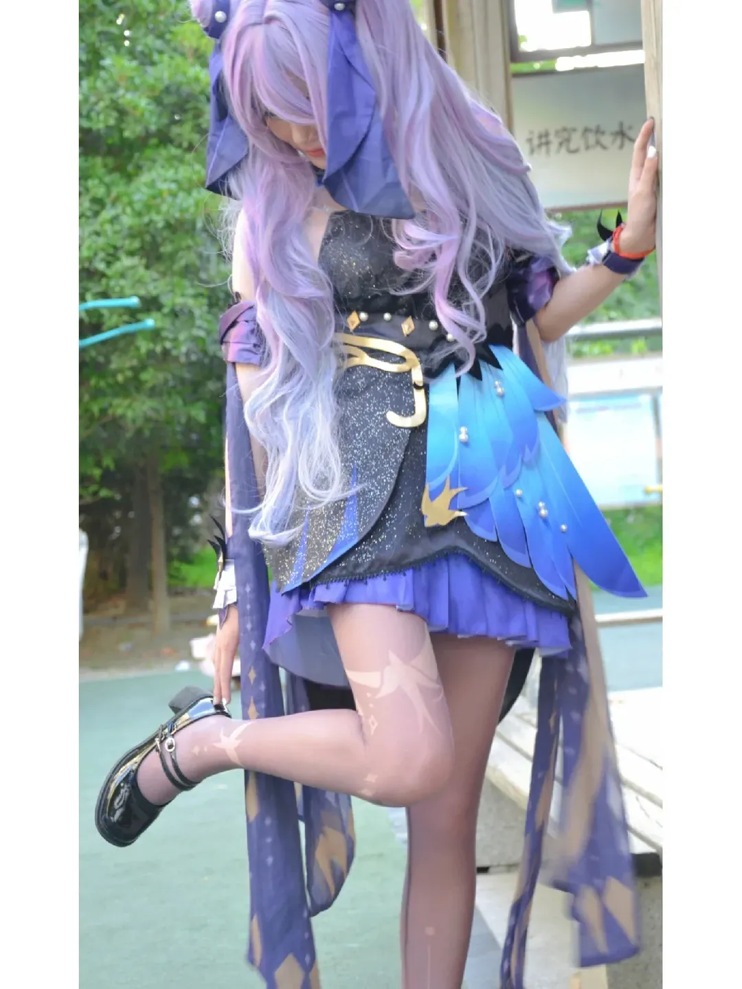 原神, 户外摄影, 刻晴cos, cosplay日常, 新手coser