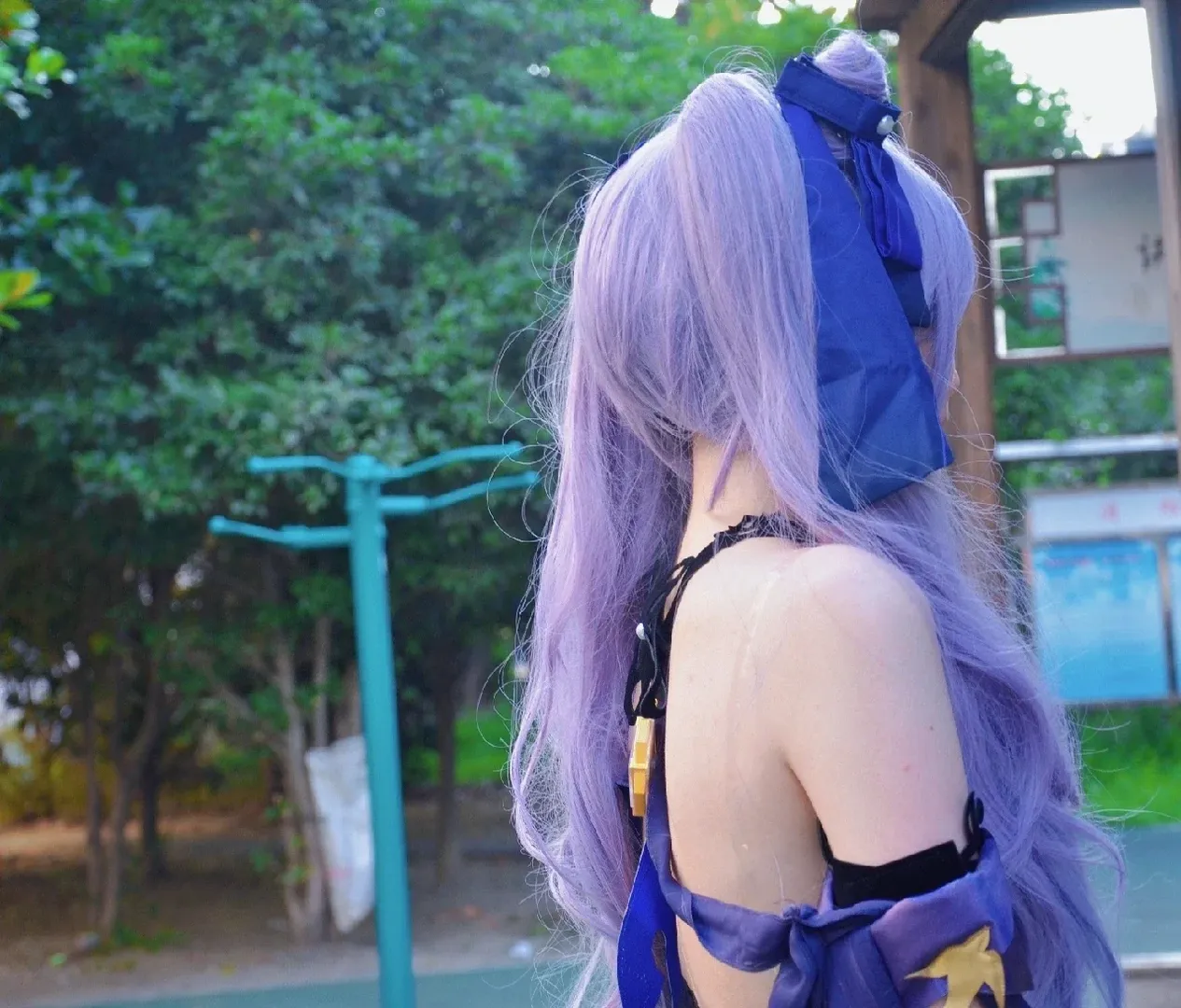 原神, 户外摄影, 刻晴cos, cosplay日常, 新手coser - 第6张