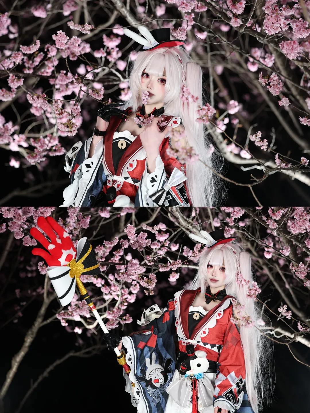 崩坏星穹铁道, 二次元cosplay, 火花cos, 外景摄影, 夜樱cos - 第1张