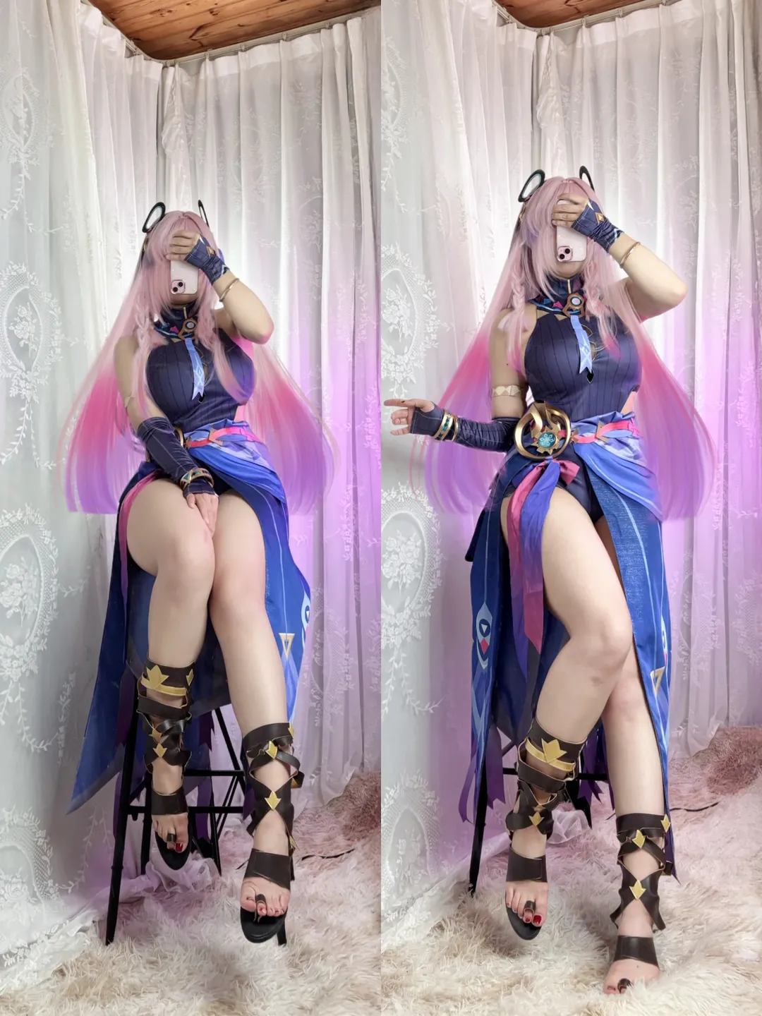 原神, 茜特菈莉cos, 原神cosplay, 原神纳塔, Cos试衣 - 第1张