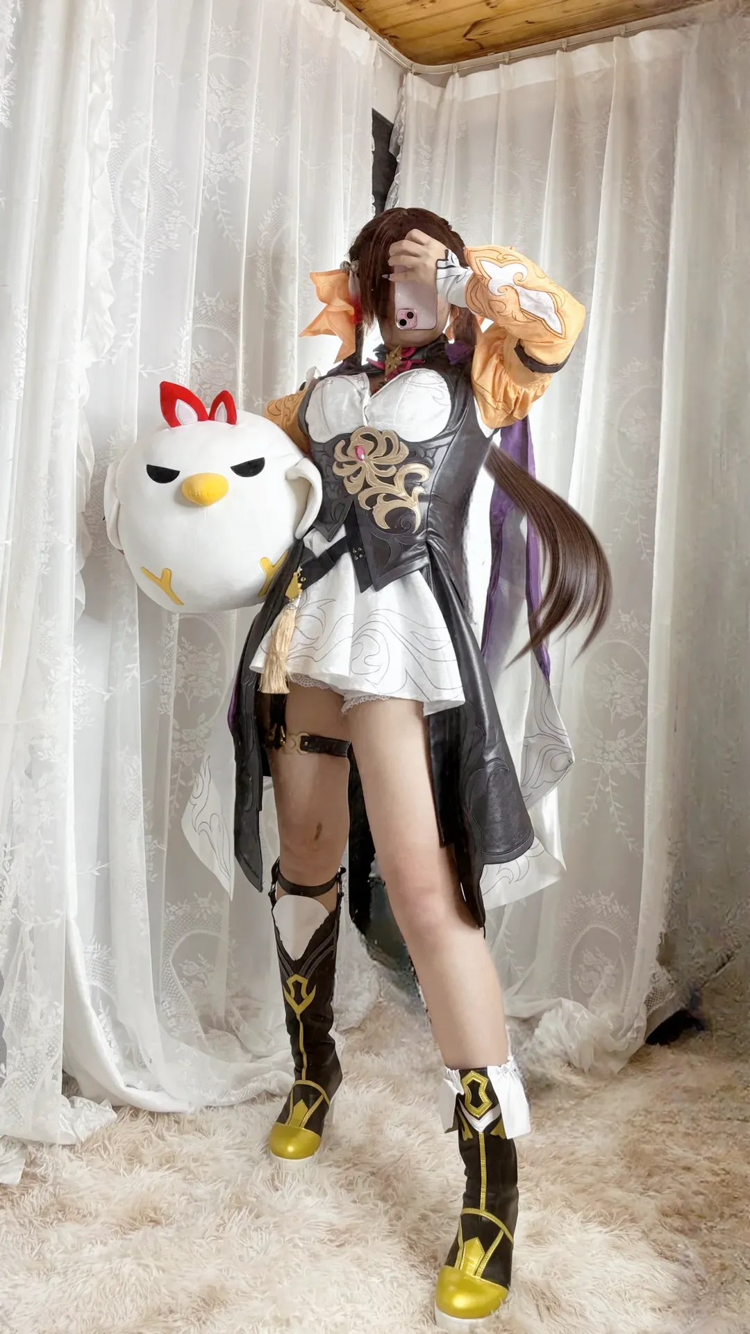 崩壊：スターレイル, 鏡越しの自撮り, コスプレ日常, 素裳 コスプレ, 素裳コスプレ