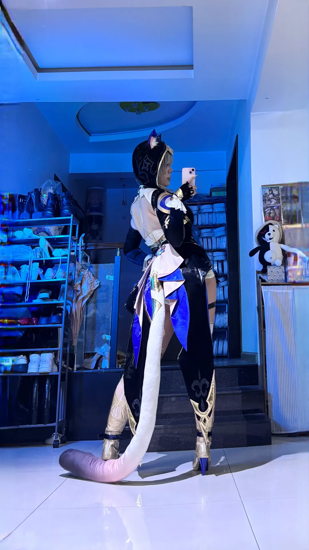 赛飞儿cos, 崩坏星穹铁道, 星穹铁道cosplay, 三分妄想cos服, 皮衣特装测评 - 第3张