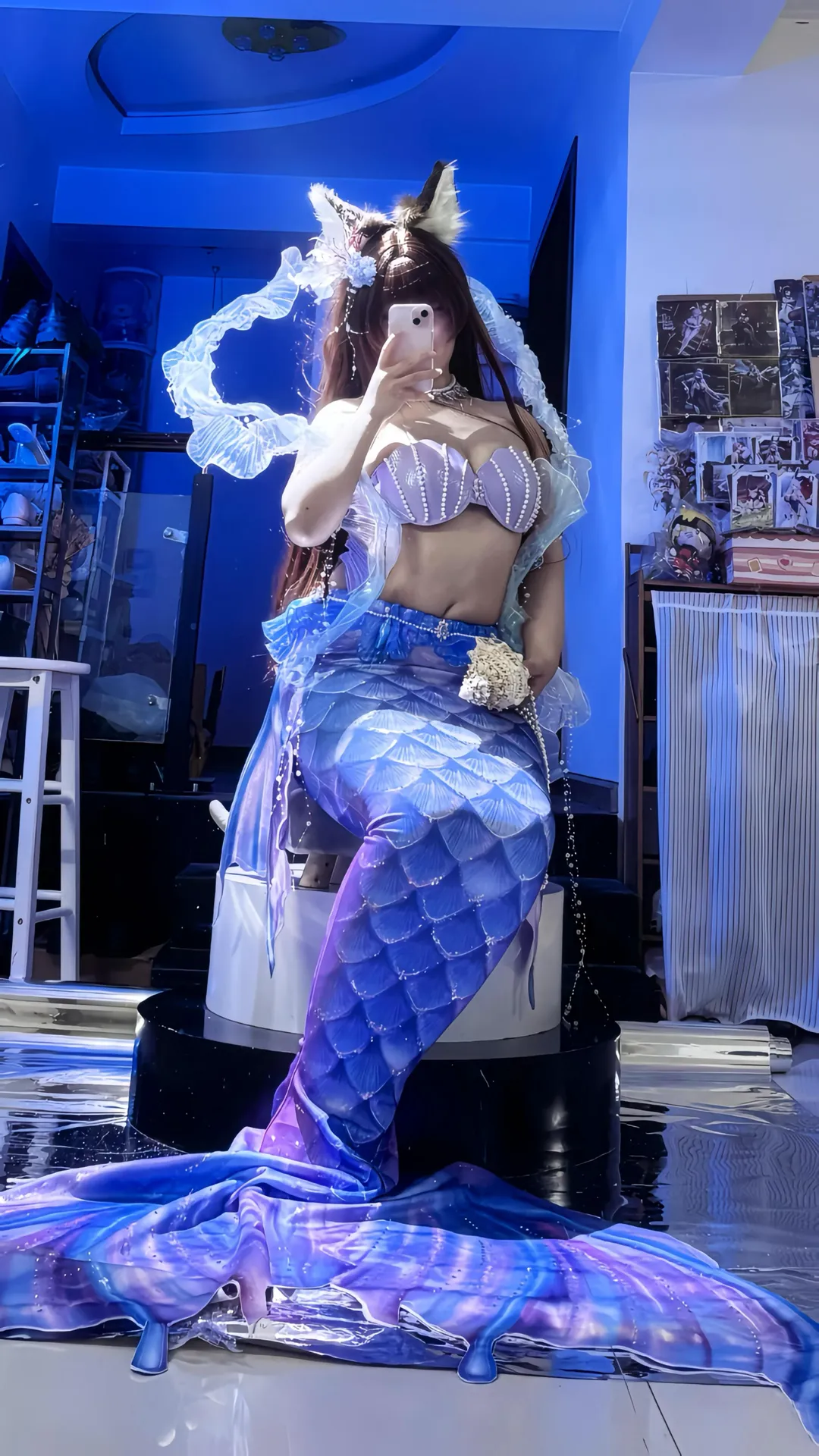 碧蓝航线, 兽耳娘, 二次元造型, 天城cos, 人鱼cos
