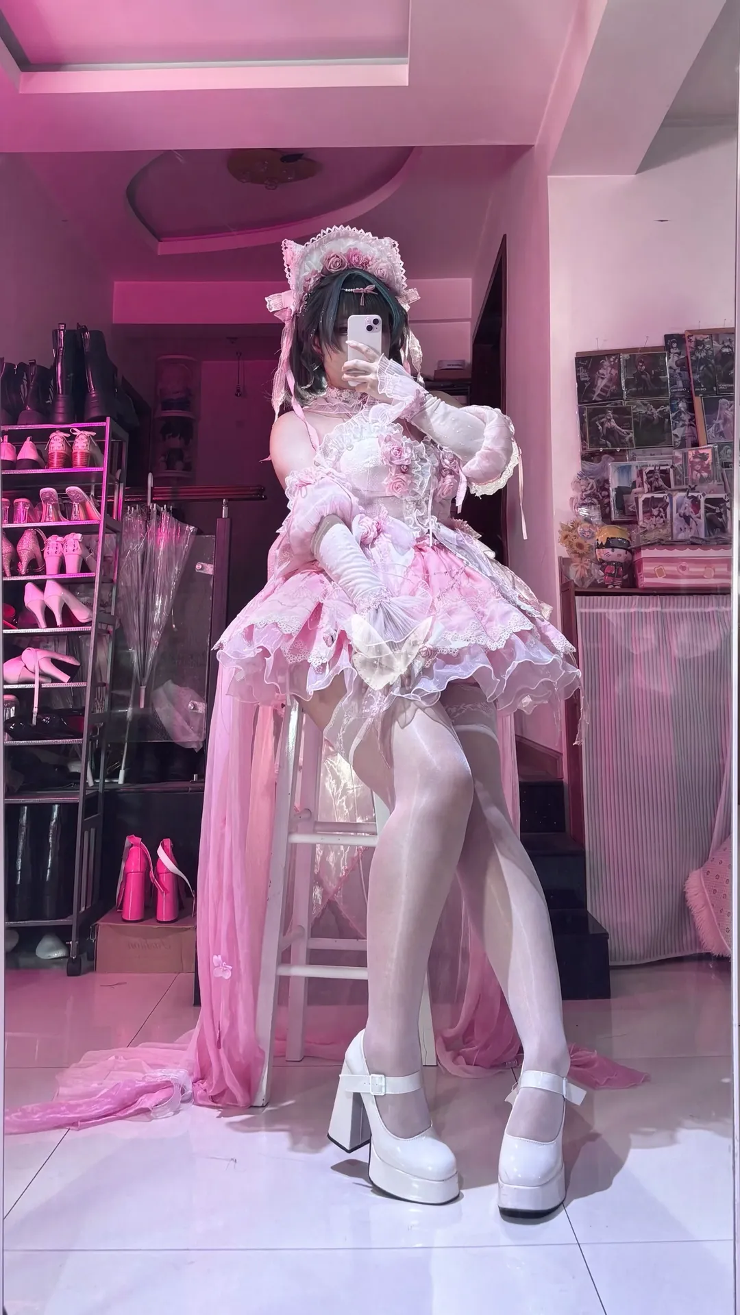 Cheshire Cosplay, Azur Lane, Fitting record, Cosplay outfit, 2D Moe style