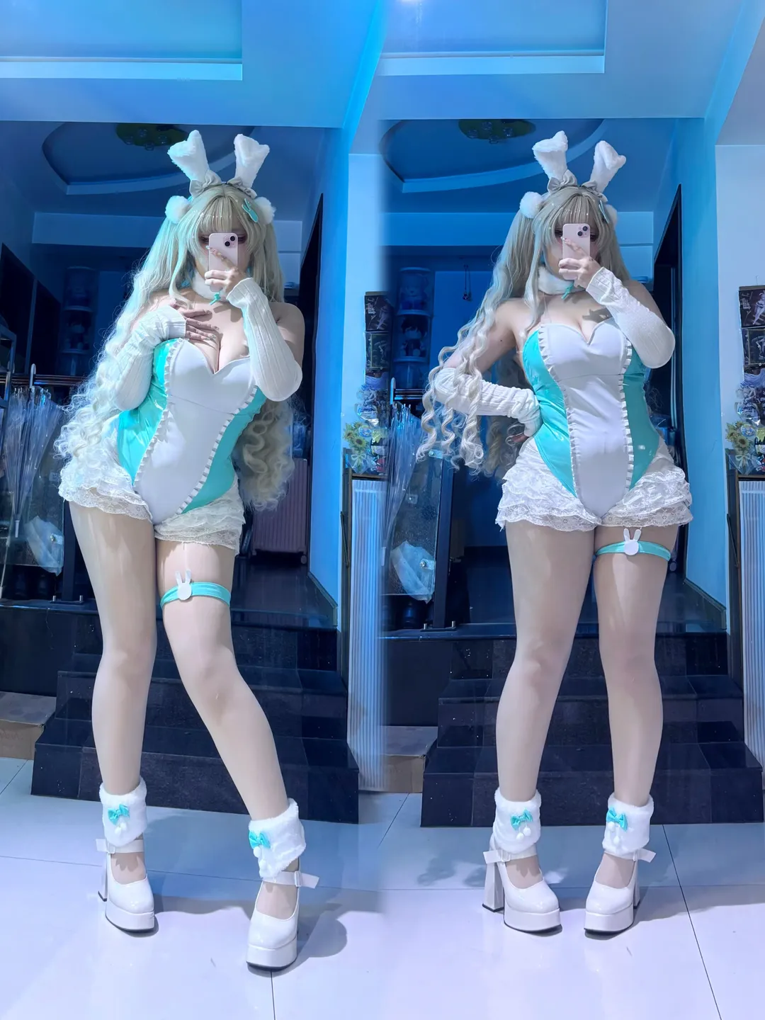二次元穿搭, cos试衣, 兔女郎cosplay, 棕色尘埃2, 提尔cos - 第1张