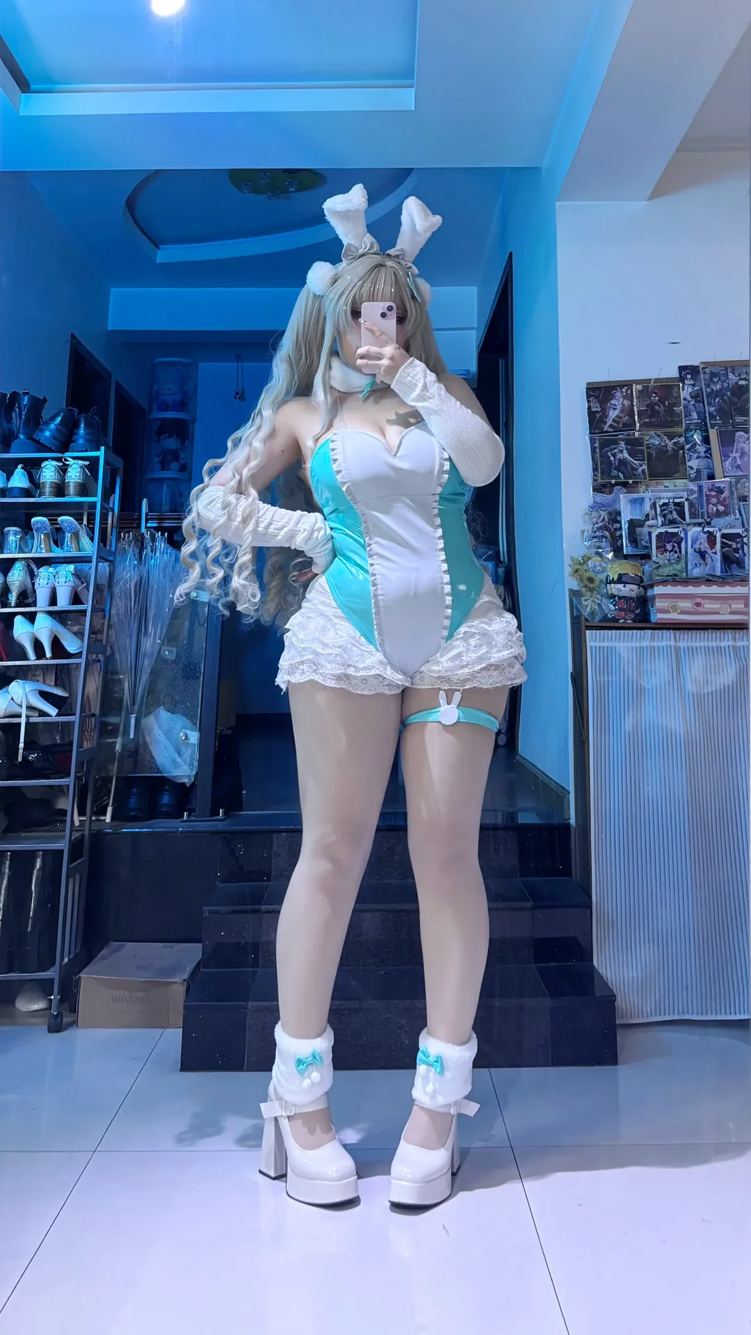 二次元穿搭, cos试衣, 兔女郎cosplay, 棕色尘埃2, 提尔cos - 第3张