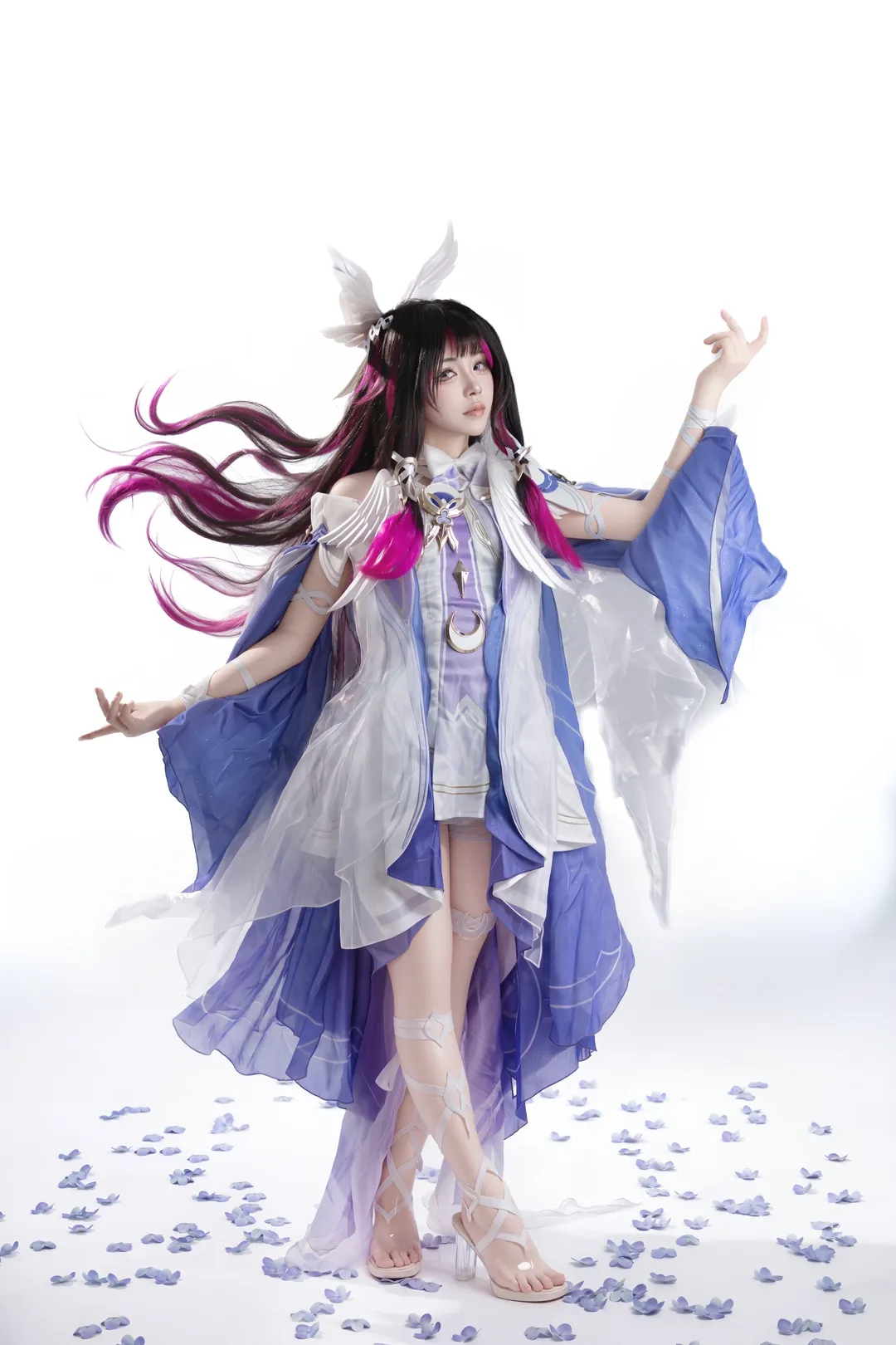 二次元少女, 原神cos, cosplay正片, 白棚摄影, 仙侠风cos - 第1张