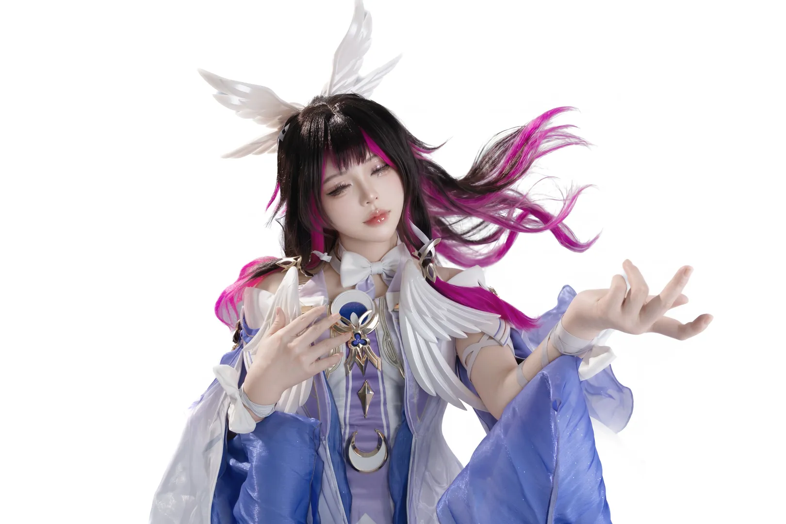 二次元少女, 原神cos, cosplay正片, 白棚摄影, 仙侠风cos - 第5张