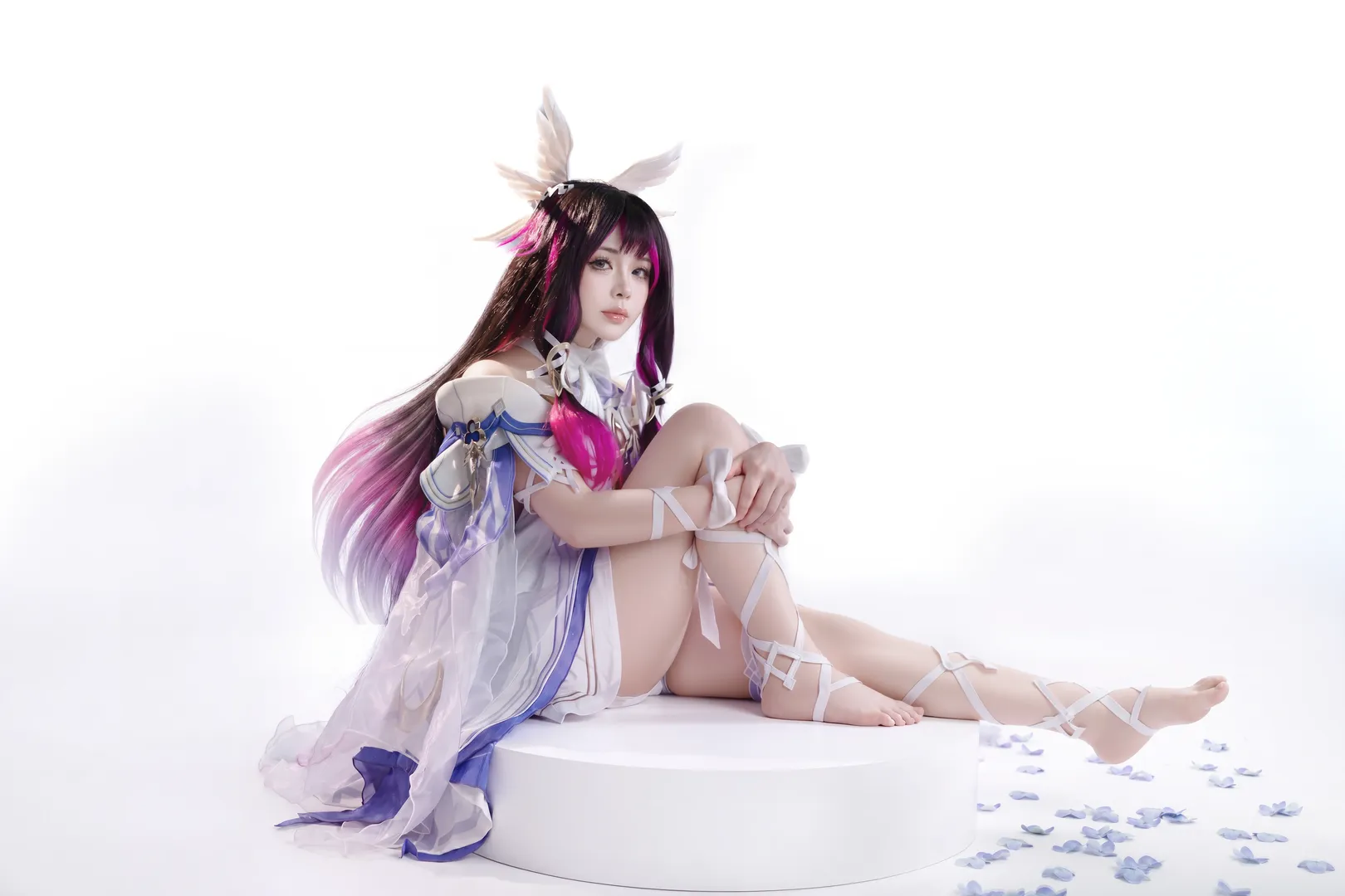 二次元少女, 原神cos, cosplay正片, 白棚摄影, 仙侠风cos - 第6张