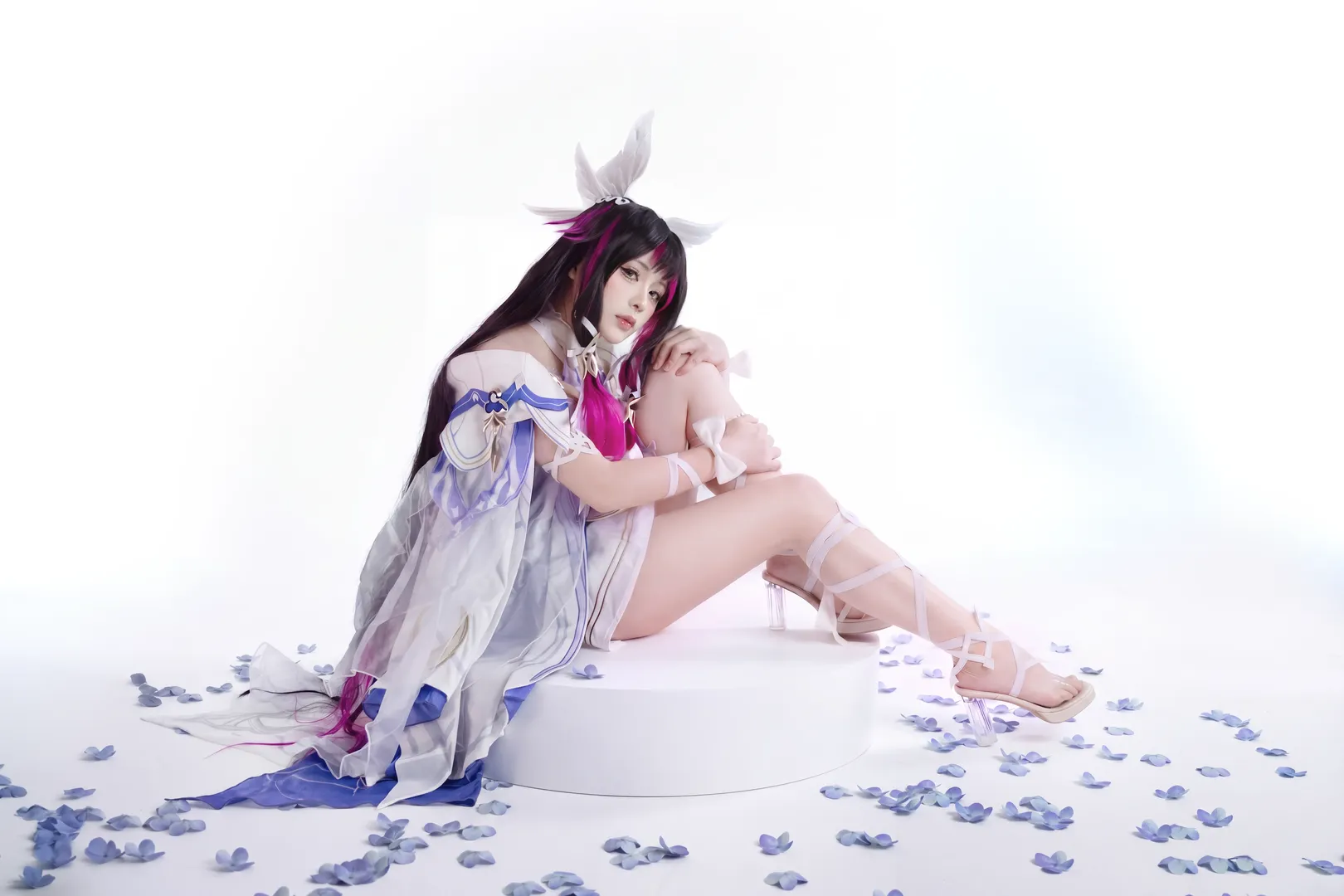 二次元少女, 原神cos, cosplay正片, 白棚摄影, 仙侠风cos - 第7张