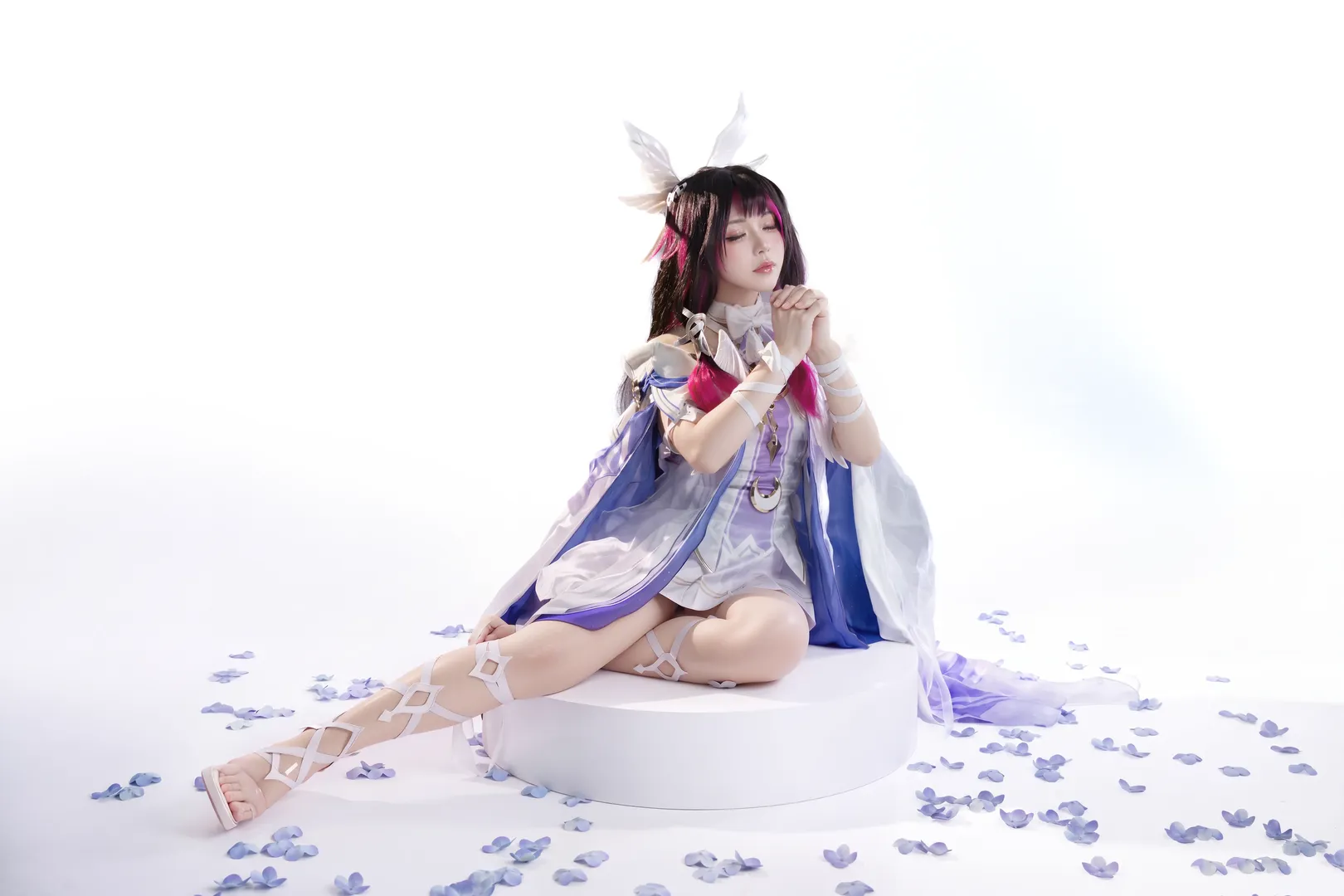 二次元少女, 原神cos, cosplay正片, 白棚摄影, 仙侠风cos - 第8张