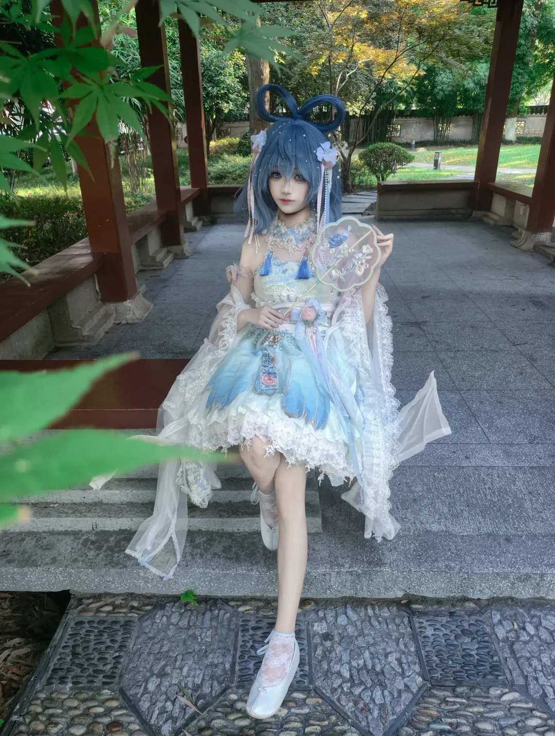 東方Project, アウトドア撮影, 霍青娥コスプレ, コスプレシェア, 仙女風コーデ - 2枚目