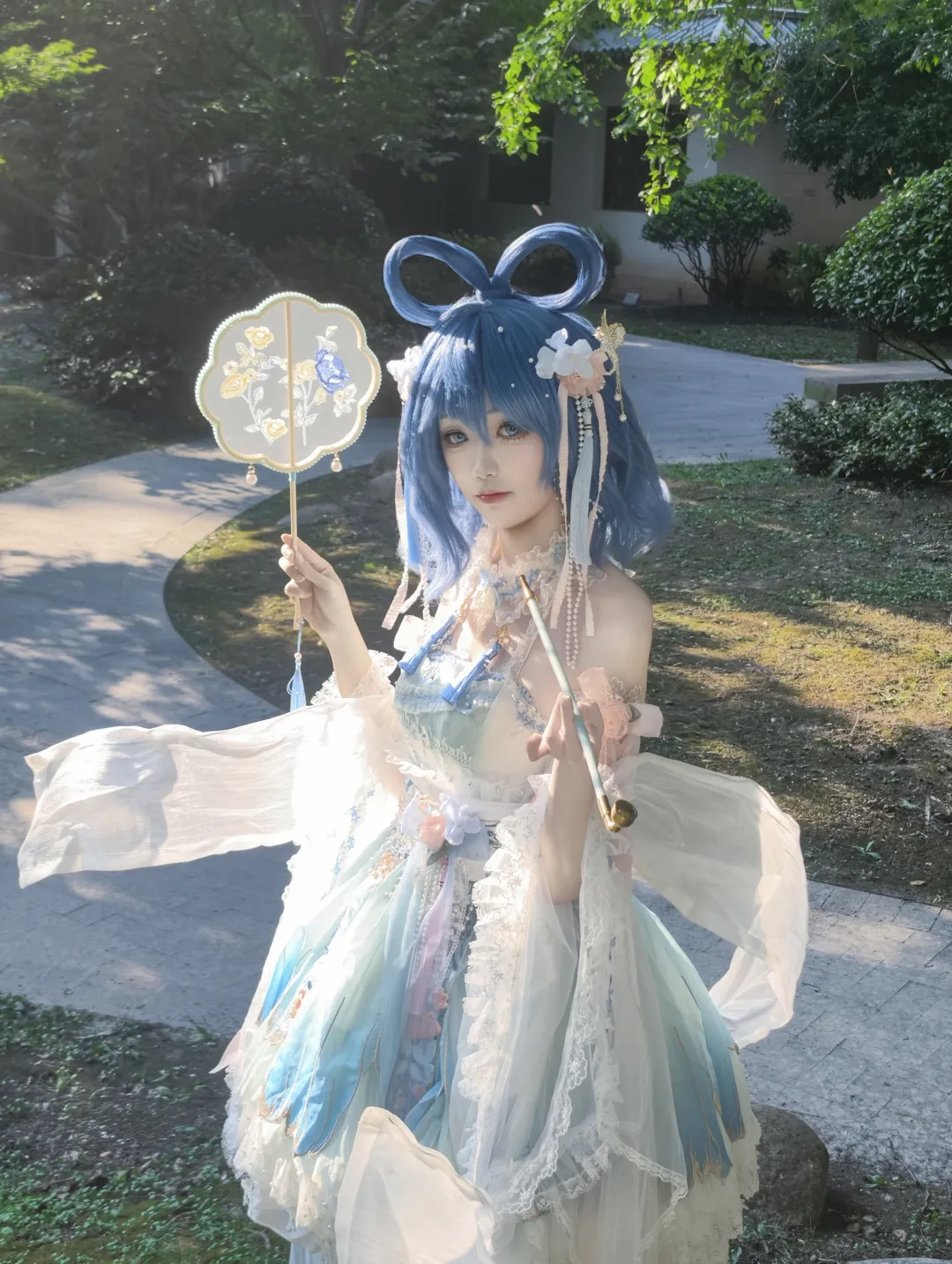 東方Project, アウトドア撮影, 霍青娥コスプレ, コスプレシェア, 仙女風コーデ - 3枚目