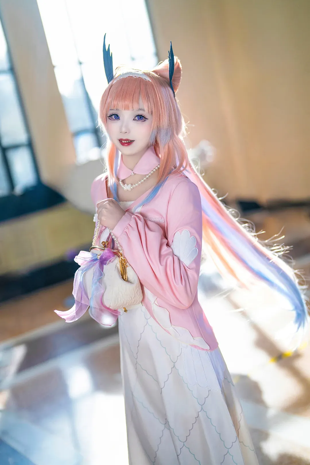 原神, 珊瑚宫心海cos, cosplay场照, 逆光拍摄, 漫展记录 - 第2张