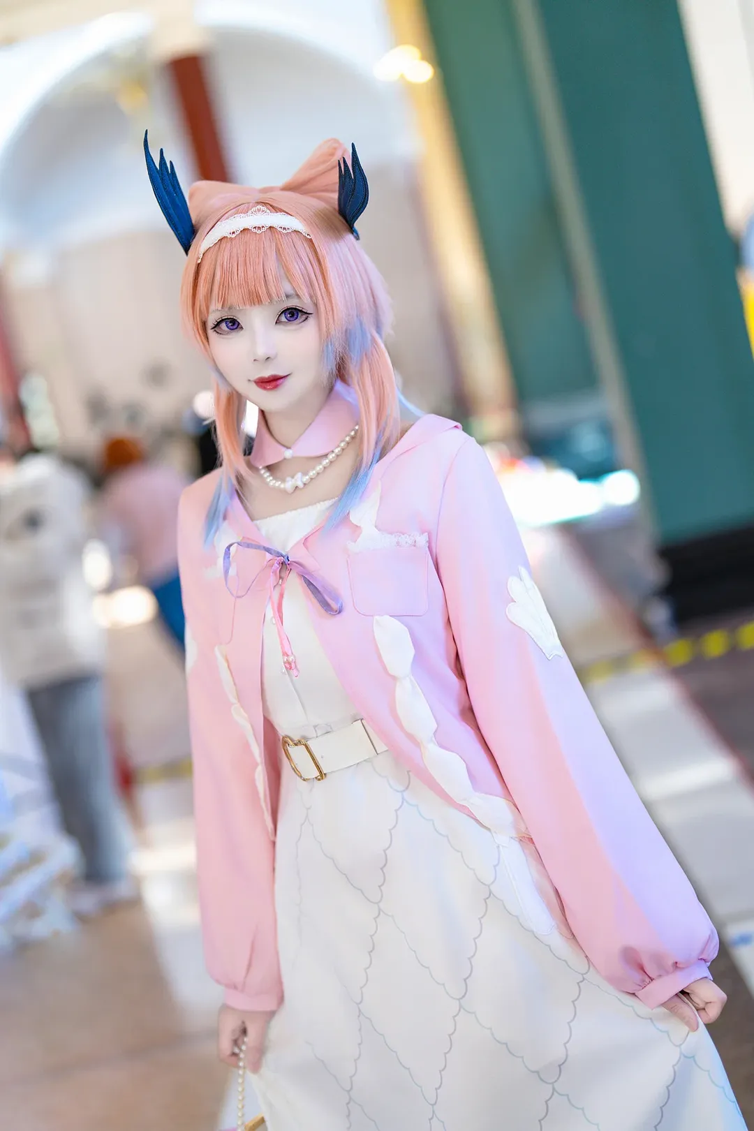 原神, 珊瑚宫心海cos, cosplay场照, 逆光拍摄, 漫展记录 - 第4张