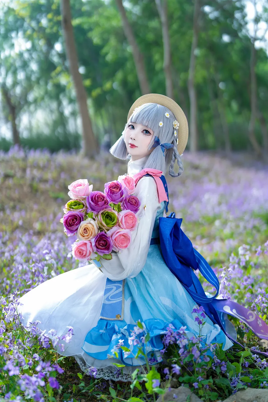 原神, 神里绫华cos, 花时来信, 二次元cos, cosplay摄影 - 第4张