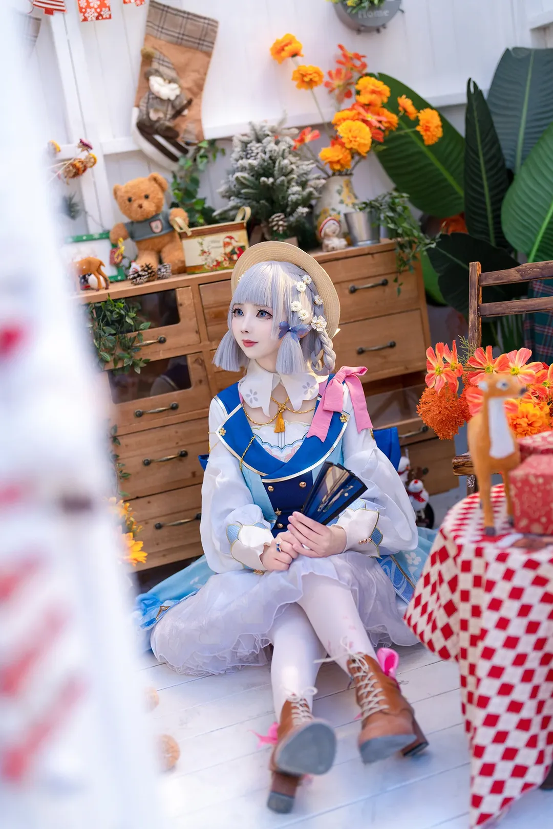 原神, 神里绫华cos, 提瓦特工坊, 花时来信, cosplay摄影 - 第2张
