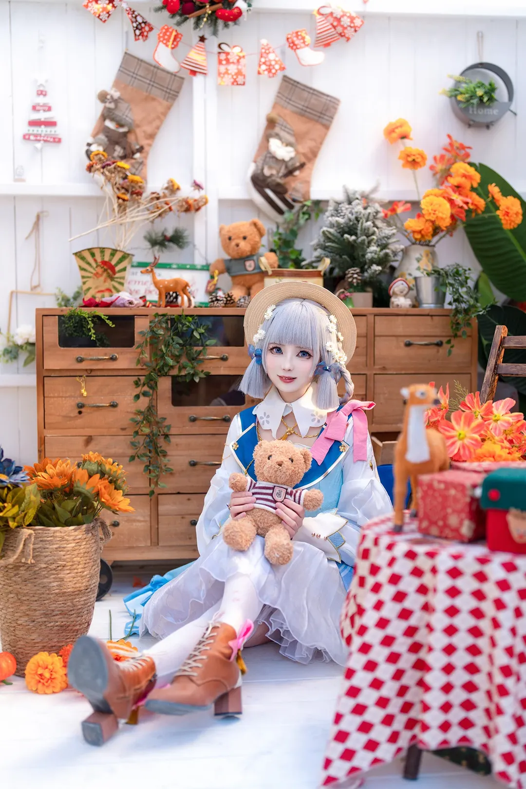 原神, 神里绫华cos, 提瓦特工坊, 花时来信, cosplay摄影 - 第3张