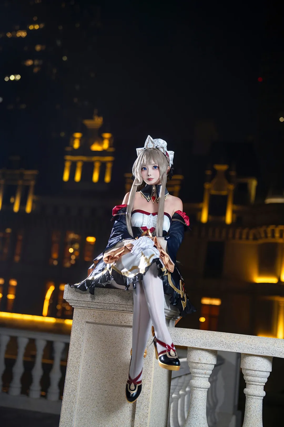 桑多涅cos, 原神, cosplay摄影, 夜景cos, 二次元服装