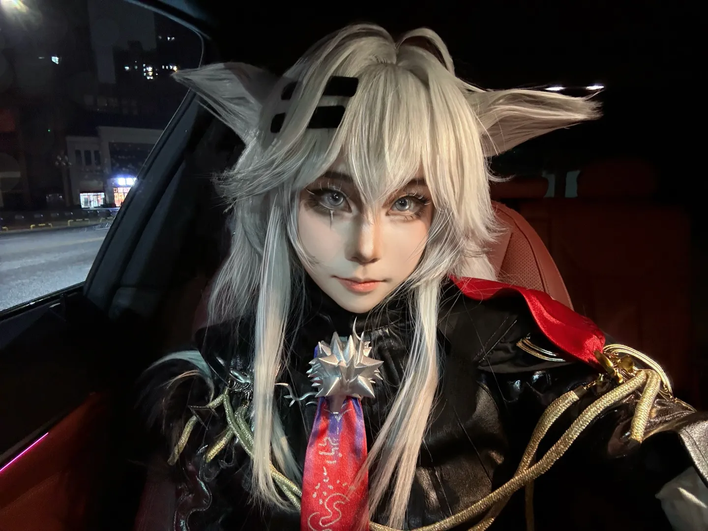 明日方舟, 荒芜拉普兰德cos, 拉普兰德生日, cosplay自拍, 板写练习