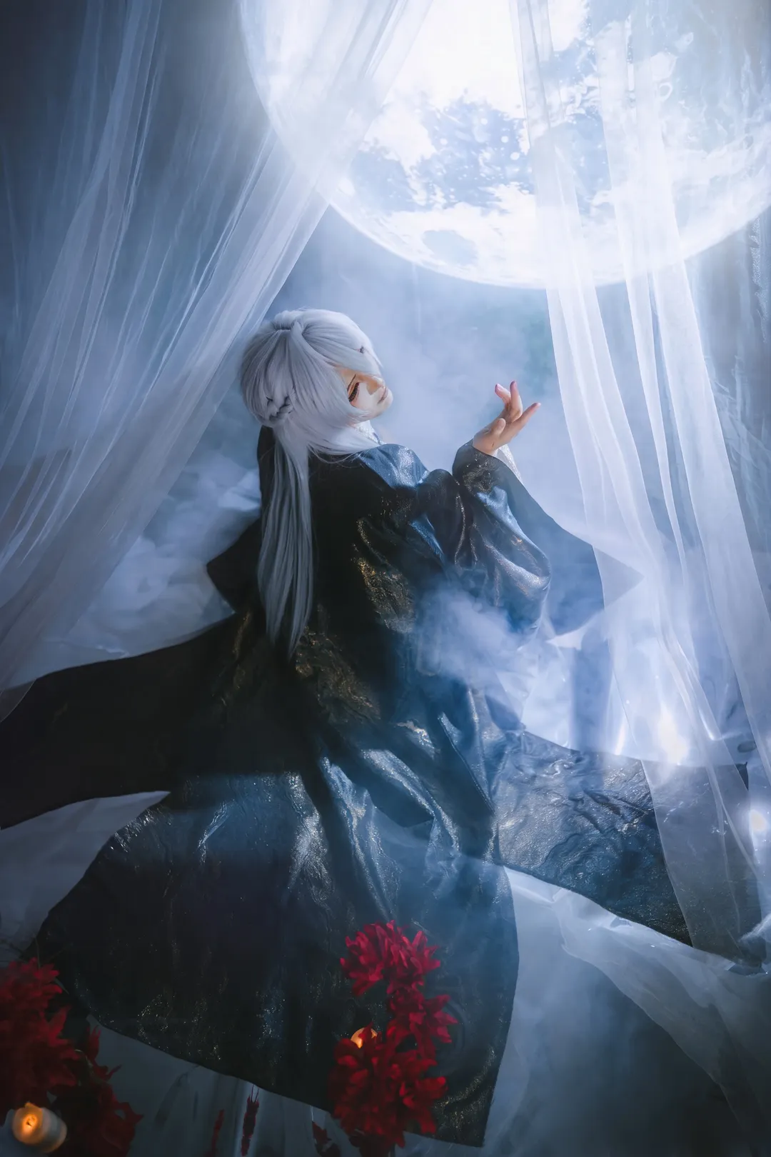 cosplay, 梅州约拍, 月下写真, 叶瑄cos, 时空中的绘旅人 - 第1张