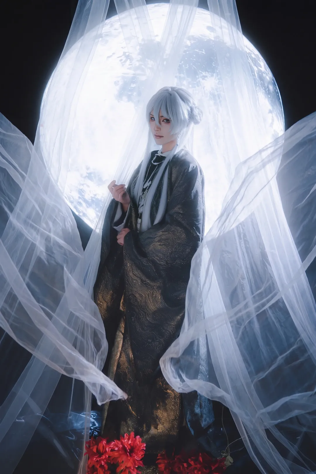 cosplay, 梅州约拍, 月下写真, 叶瑄cos, 时空中的绘旅人