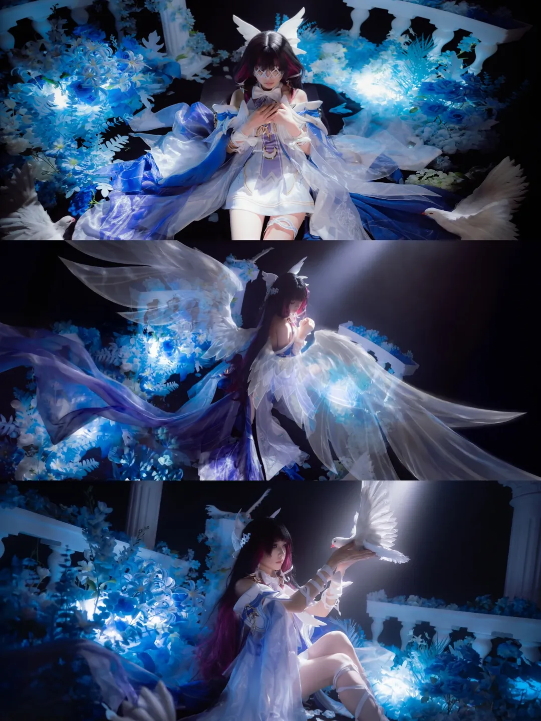 Genshin Impact, Columbina Cosplay, Girl photography, Dreamy wings, Meizhou photography - Image 1